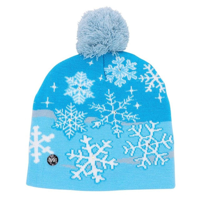 Led Light Cotton Christmas Hat
