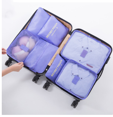 Travel clothing bra storage bag 6 and 7 sets of classification storage bag luggage sorting bag clothing dispensing bag