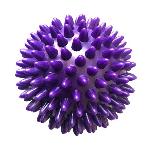 4 Colors 75mm Durable PVC Spiky Massage Ball Trigger Point Sport Fitness Hand Foot Pain Relief