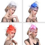 Wedding Bridal Mesh Veil Hats