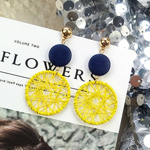 Luxury Simple Big Round Earrings