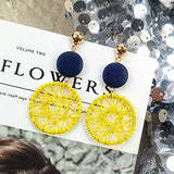 Luxury Simple Big Round Earrings