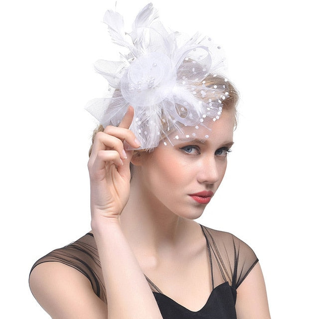 Wedding Bridal Mesh Veil Hats