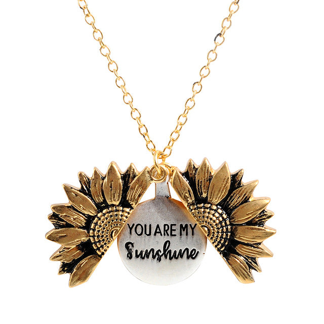 Open Engrave letter Necklaces Lover Gift