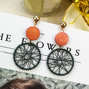 Luxury Simple Big Round Earrings