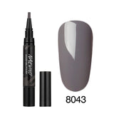 60 Colors Soak Off Enamel Nail Glue Pen