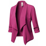 Women Long Sleeve Black Blazers