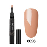 60 Colors Soak Off Enamel Nail Glue Pen