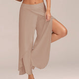 Split Casual Loose Wide Leg Pants