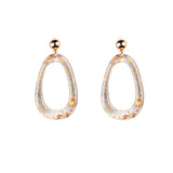 Retro Transparent  Cold Acrylic Earrings