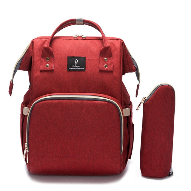 USB Large Capacity Nappy Waterproof Bag