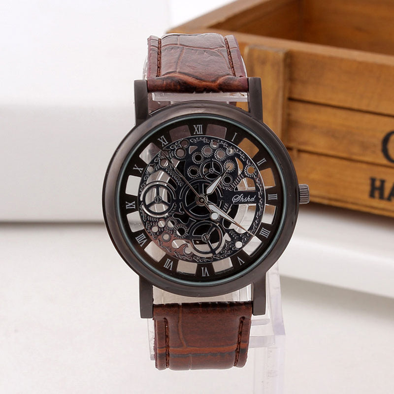 Fashion Business Skeleton Watch Men
