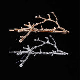 Antlers branch alloy side clip Jewelry