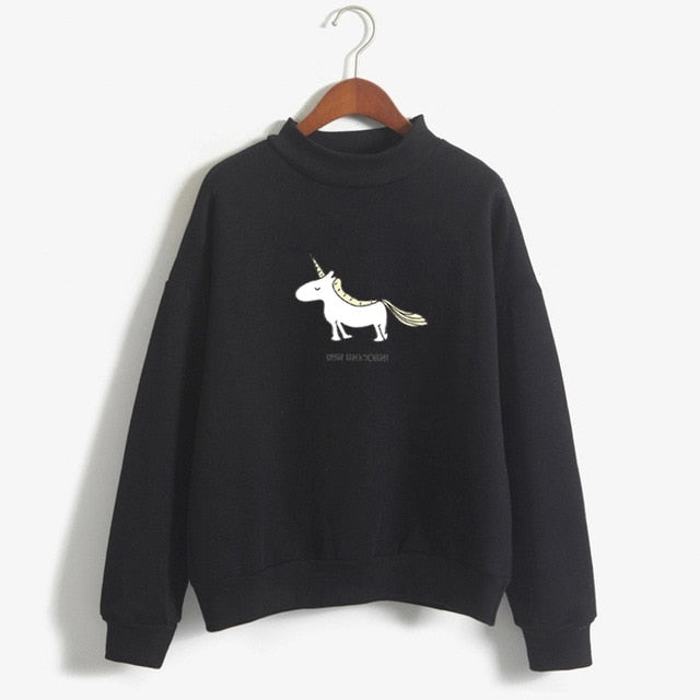 Unicorn Long Sleeve Fleece Hoodies