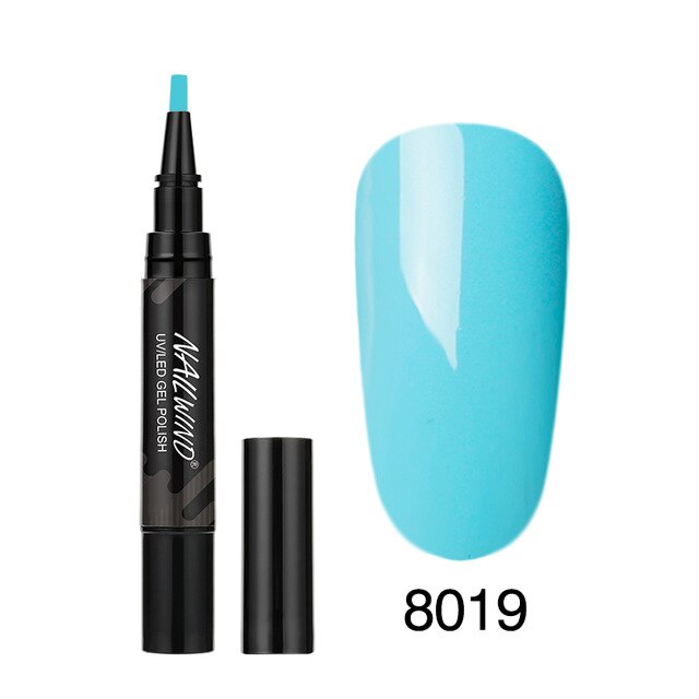 60 Colors Soak Off Enamel Nail Glue Pen