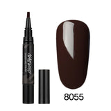 60 Colors Soak Off Enamel Nail Glue Pen