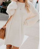 Long Sweater Yellow Black Pink Sweater Dress