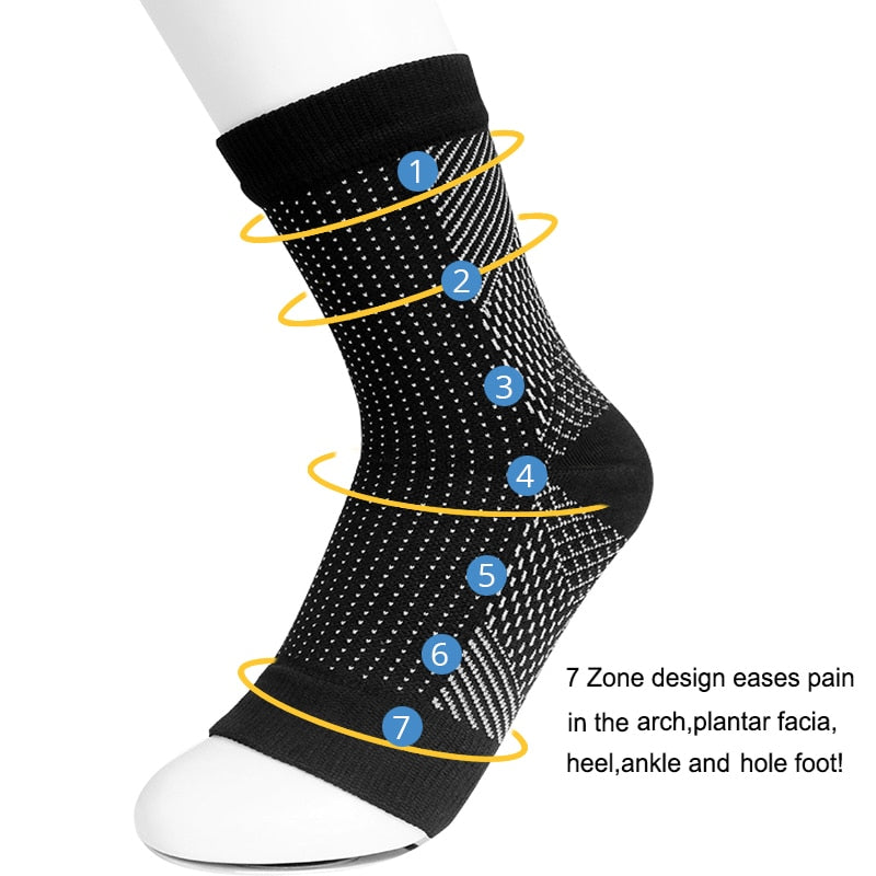 1 Pair Foot anti fatigue outerdoor socks