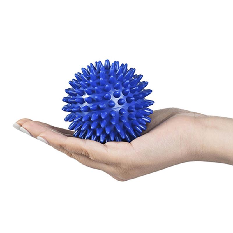 4 Colors 75mm Durable PVC Spiky Massage Ball Trigger Point Sport Fitness Hand Foot Pain Relief