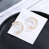 Retro Transparent  Cold Acrylic Earrings