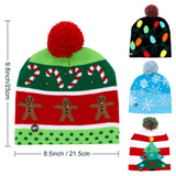 Led Light Cotton Christmas Hat