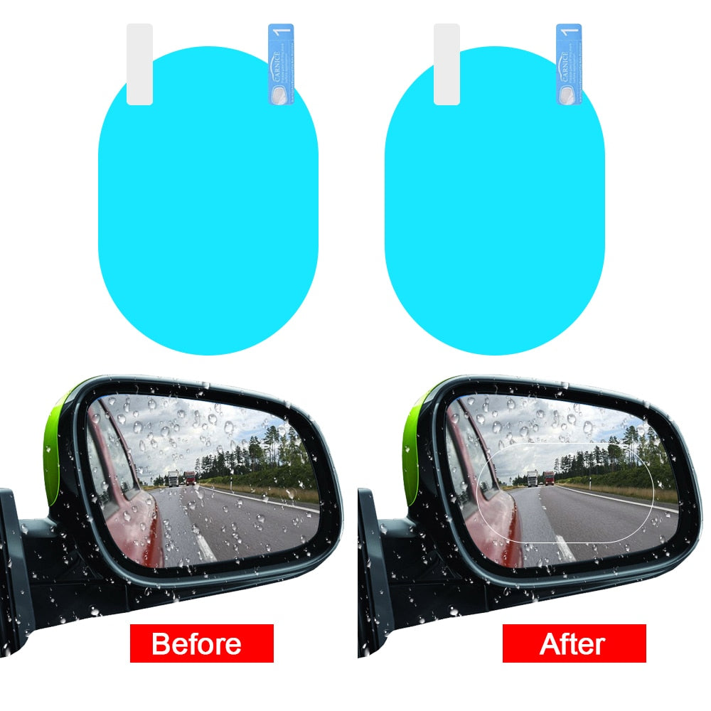 2PCS Car Mirror Window Clear Film