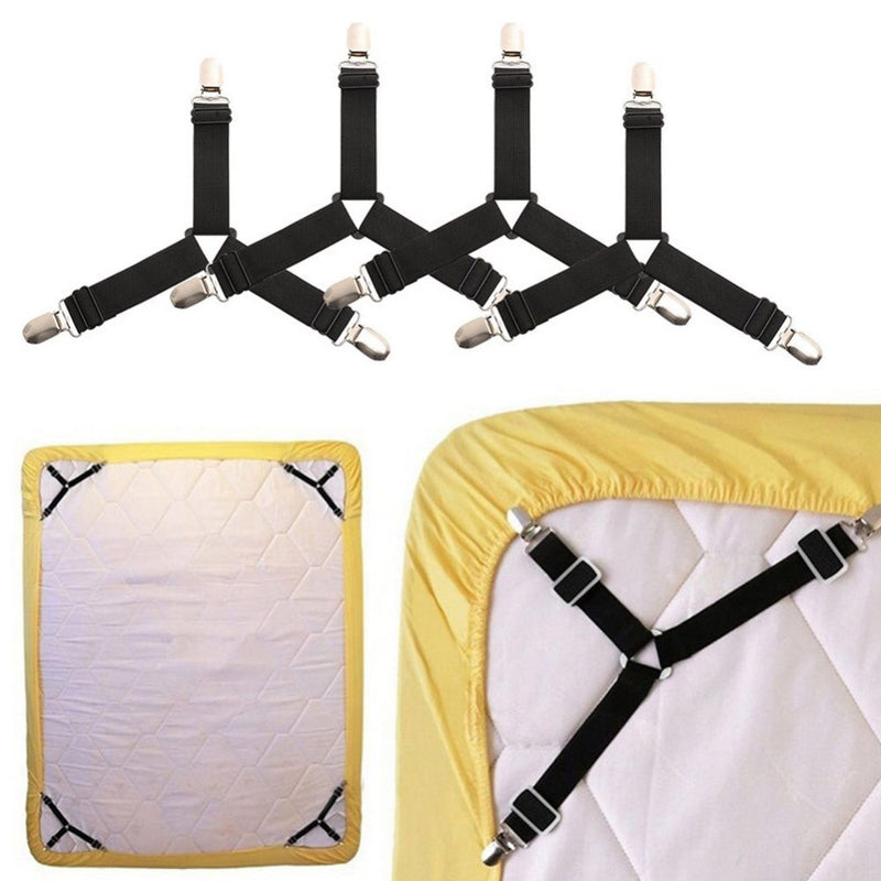4pcs   Elastic Non Slip Sheet Fixer