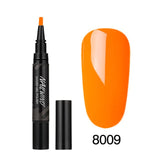 60 Colors Soak Off Enamel Nail Glue Pen