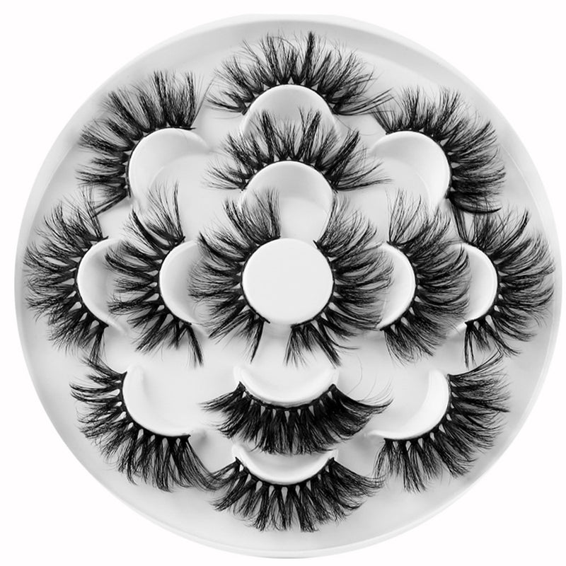 7 Pairs 3D Mink Hair False Eyelashes
