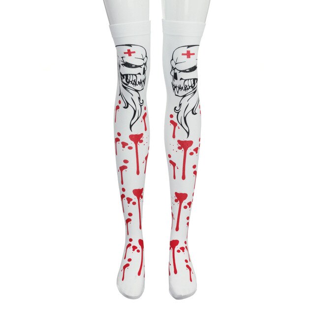 Long Knee High Socks Costume Stockings