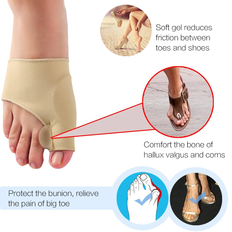 2Pcs=1Pair Pedicure Sock Straightener