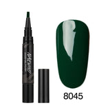 60 Colors Soak Off Enamel Nail Glue Pen