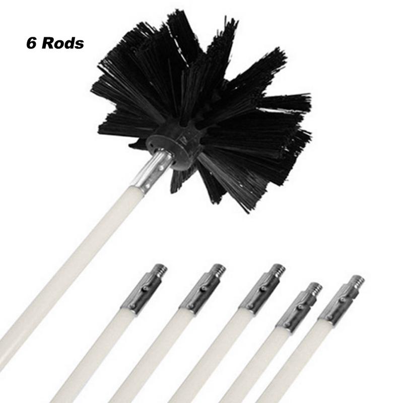 Bendable Long nylon wire Chimney Brush