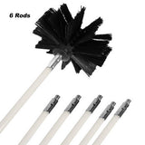 Bendable Long nylon wire Chimney Brush