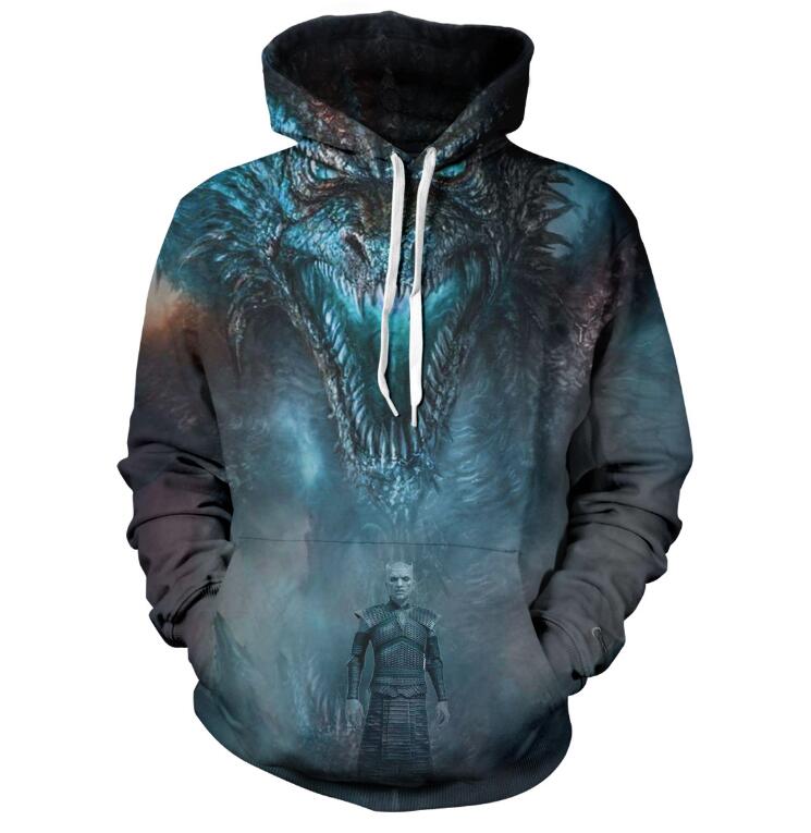 Game of Thrones Jon Snow Print Hoodies