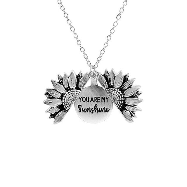 Open Engrave letter Necklaces Lover Gift