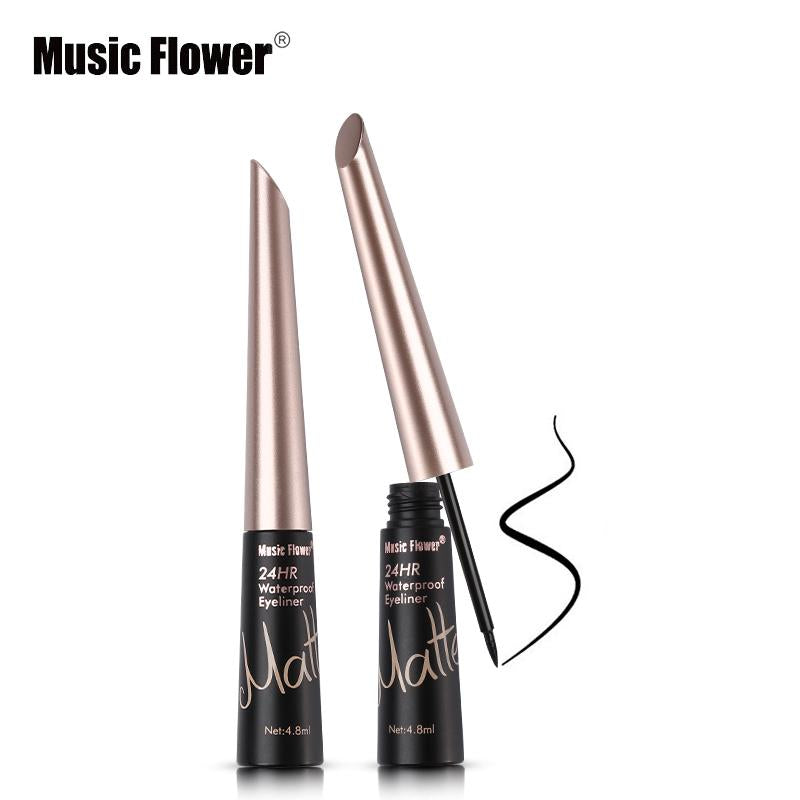 Music Flower Brand Waterproof Liqiud Eyeliner Pencil