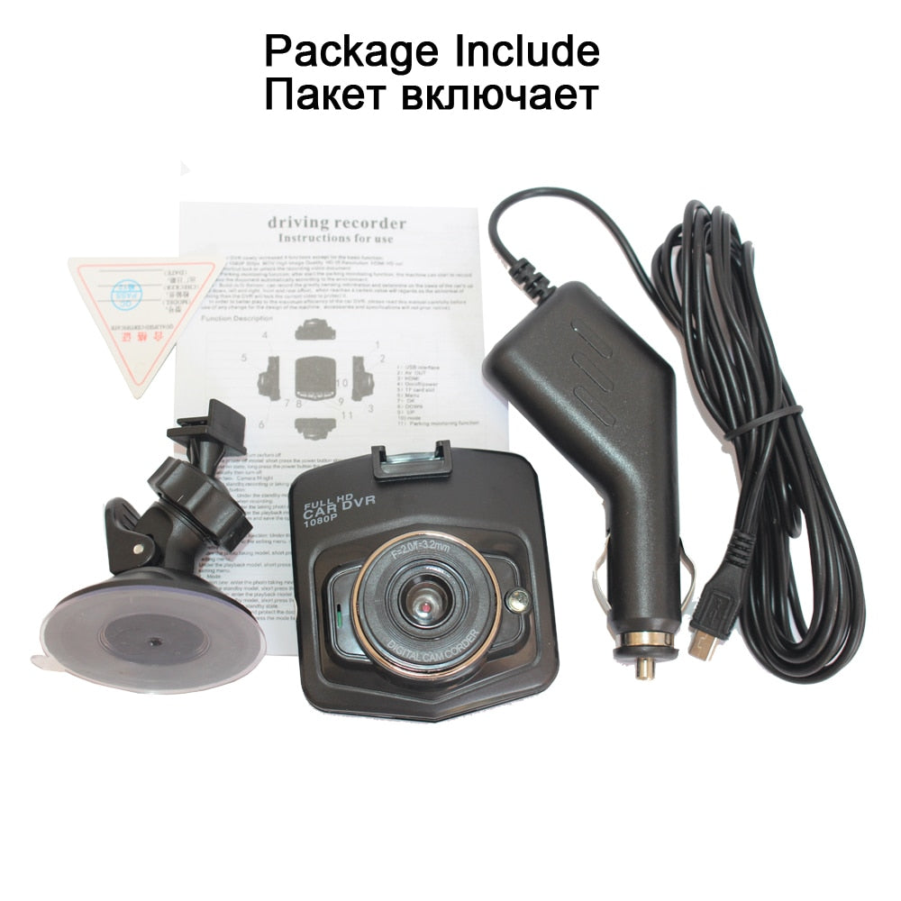 HD DVR Recorder Dash Cam Car