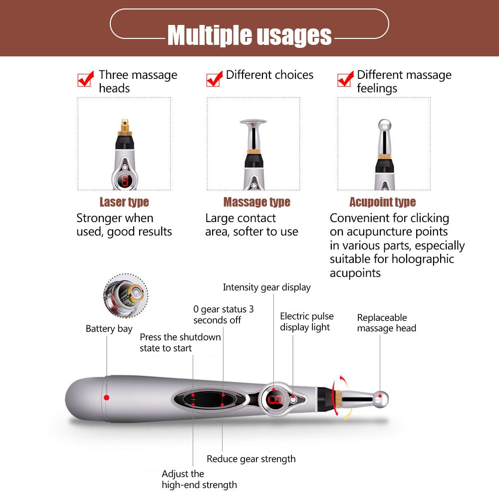 Electronic Body Massager Pen