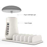 Multi Port Quick charger 3.0 Mushroom Lamp