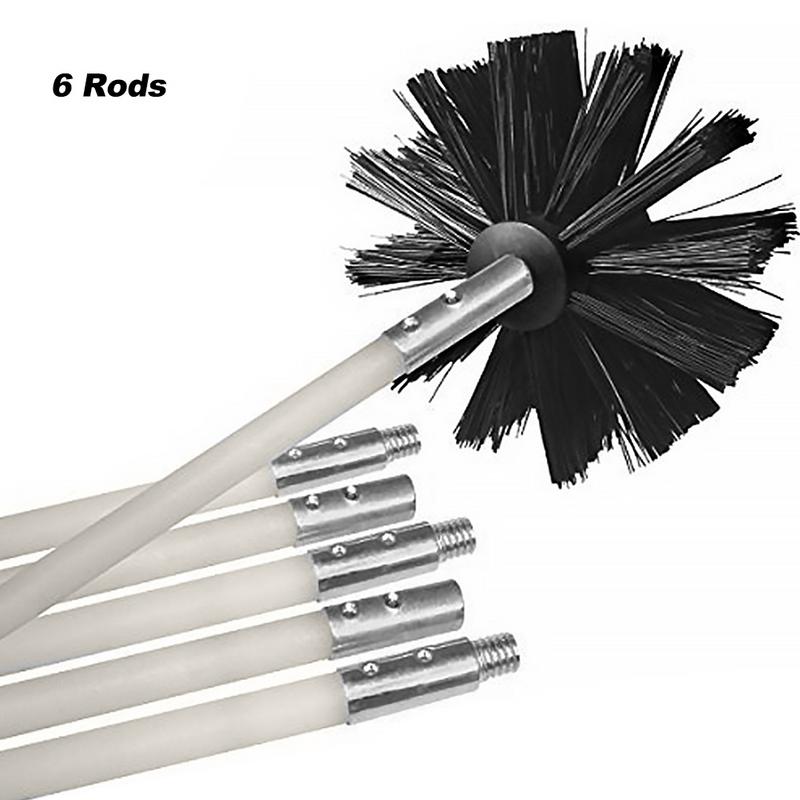 Bendable Long nylon wire Chimney Brush
