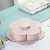 Petal-Shape Rotating Snack Box