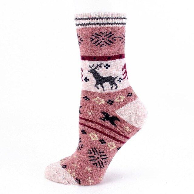 Outdoor Sport Socks Christmas Woolen Socks