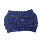 Ponytail Beanie Women Stretch Knitted Hats