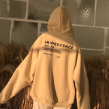 Thicker Plus Velvet Warm Soft Letter Printed Sweatshirts