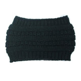 Ponytail Beanie Women Stretch Knitted Hats