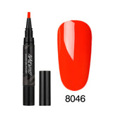 60 Colors Soak Off Enamel Nail Glue Pen
