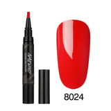 60 Colors Soak Off Enamel Nail Glue Pen
