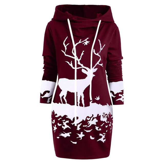 Free Ostrich Christmas Dress