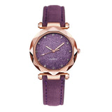 Rose Gold Quartz Watch Female Belt Watch